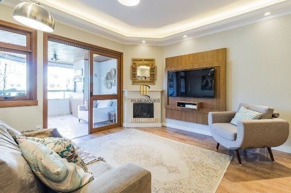 Vende-se luxuoso apartamento 3 quartos com suíte, 2 vagas, lareira, churrasqueira, próximo da encol - 133m² - Bela Vista