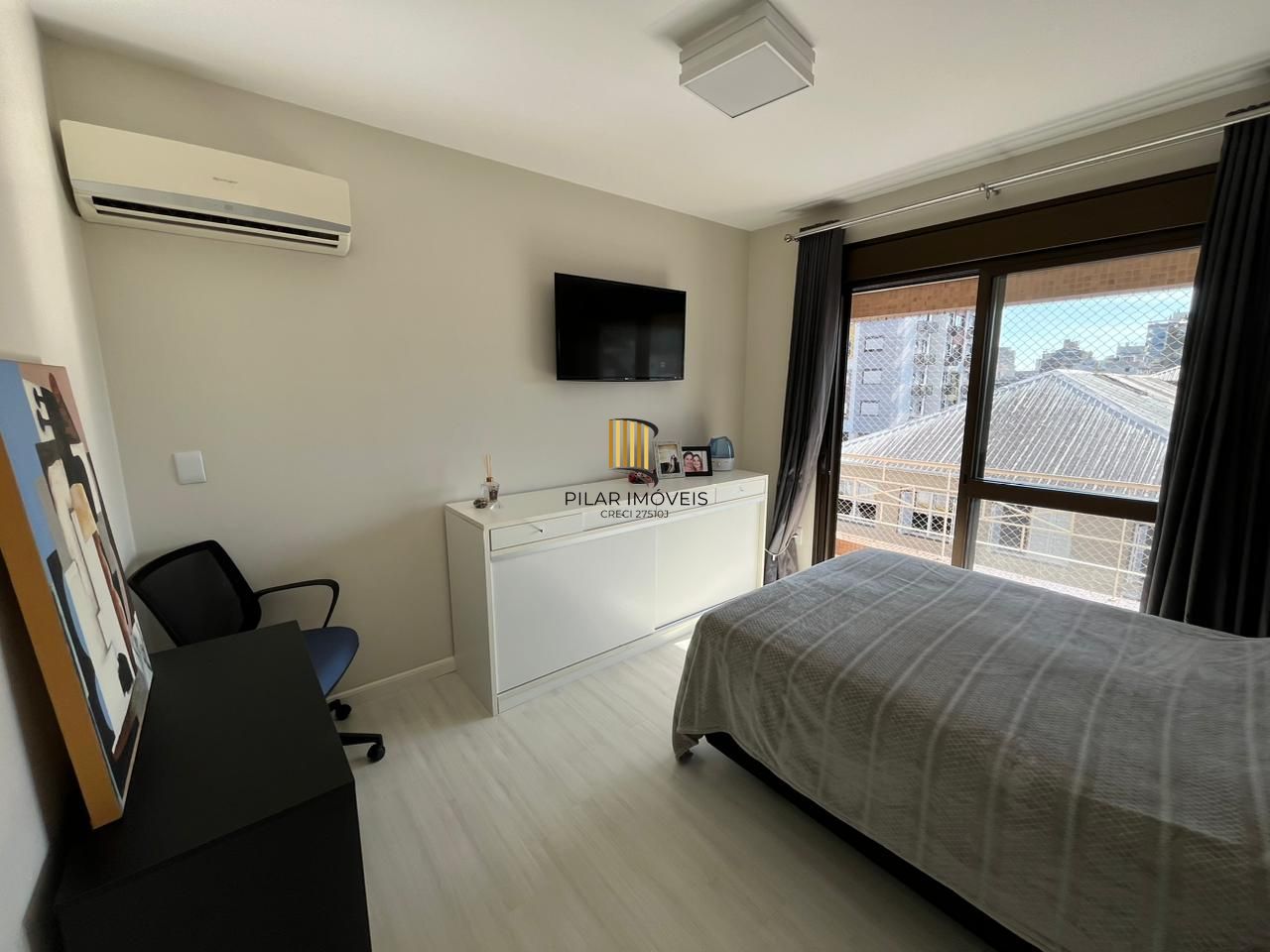 Vende-se apartamento com 2 quartos, suíte e sacada com churrasqueira – 74 m² - Bom Fim