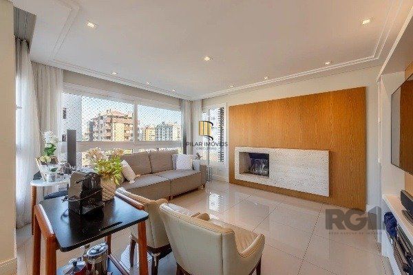 Vende-se amplo apartamento 3 dorm c/ suíte, 3 vagas, churrasqueira, lareira - 113m² - Bela Vista