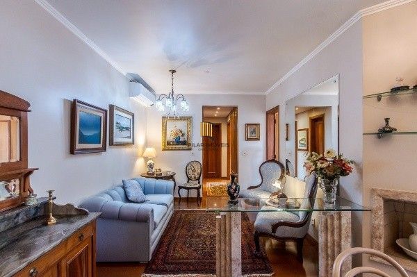 Vende-se excelente apartamento 3 quartos c/ suíte, 2 vagas, living com lareira, sacada e churrasqueira - 97m² - Auxiliadora - Pilar Imóveis