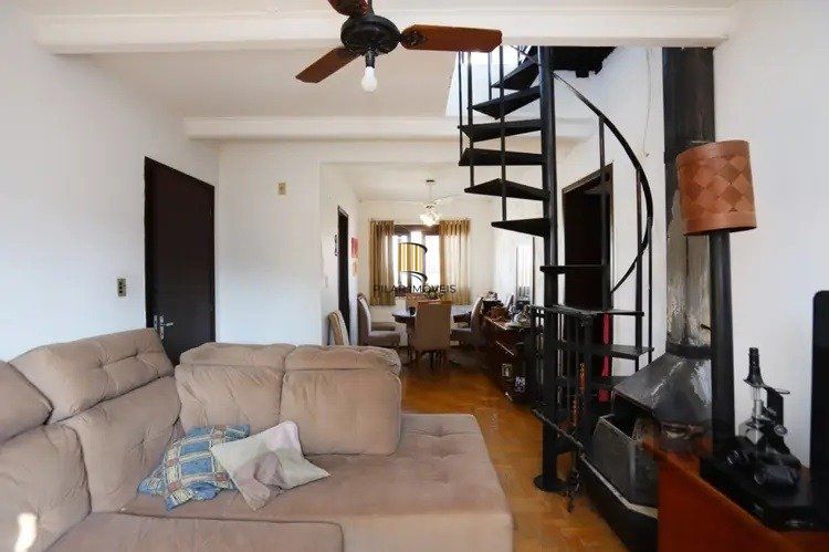 Vende-se ampla cobertura 3 quartos com vaga, lareira e churrasqueira - 175m² - Auxiliadora - Pilar Imóveis