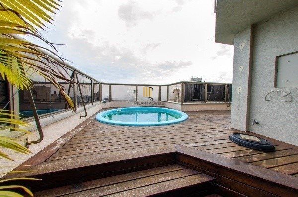Vende-se ampla cobertura com 2 quartos transformados em 1 ampla suíte martes com closet, piscina, vista panoramica - 175m² - Auxiliadora - Pilar Imóveis