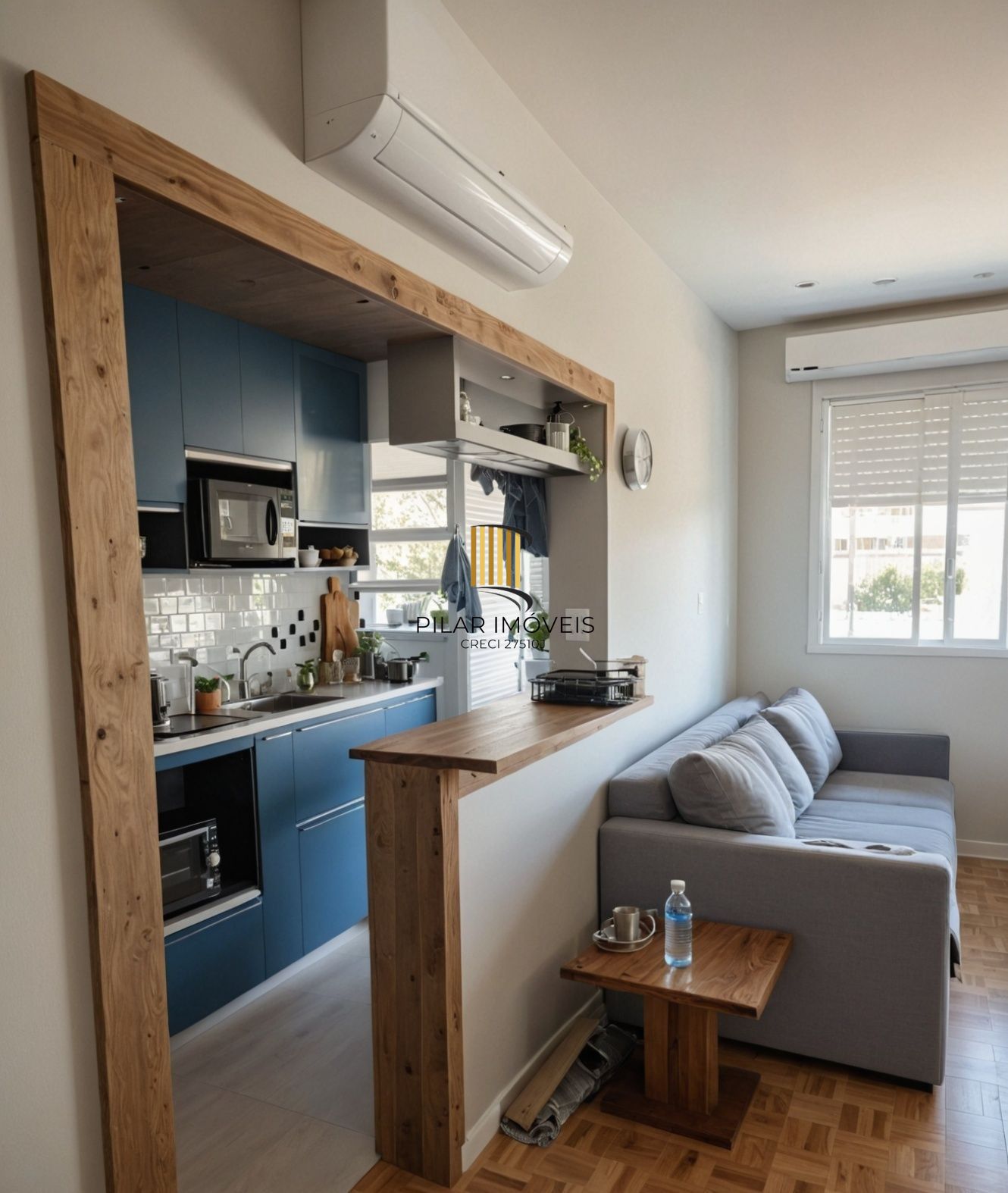 Vende-se apartamento de 1 dormitório com 43 m² e 1 vaga - Floresta