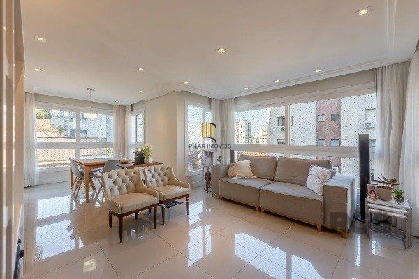 Vende-se amplo apartamento 3 dorm c/ suíte, 3 vagas, churrasqueira, lareira - 113m² - Bela Vista - Pilar Imóveis