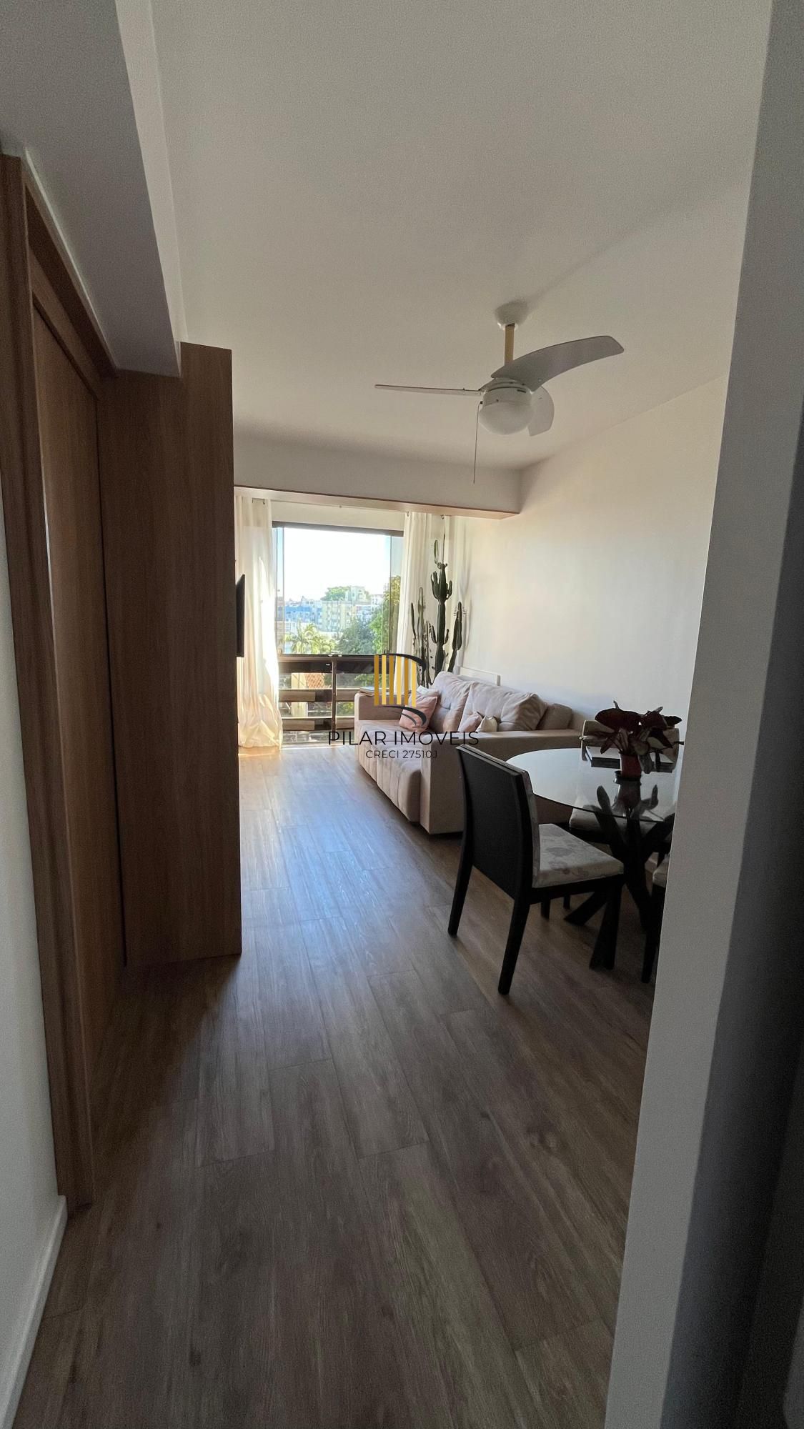 Vende-se apartamento mobiliado de 1 dormitório, 40m² e 1 vaga - Auxiliadora