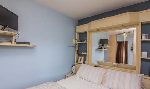 Vende-se apartamento com 3 quartos (1 suíte), 91 m² e 1 vaga – Menino Deus