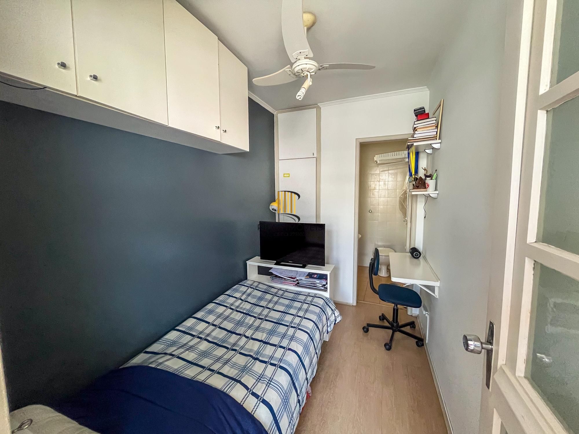 Vende-se apartamento com 2 quartos, 88m², churrasqueira e 1 vaga – Santa Cecília