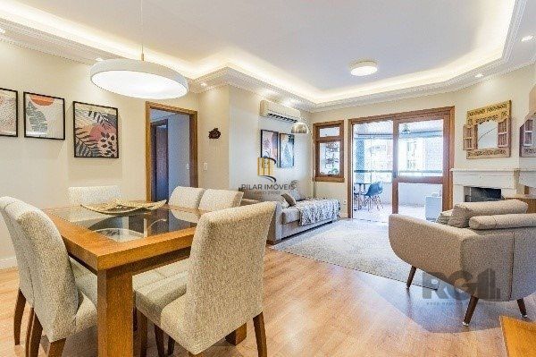 Vende-se luxuoso apartamento 3 quartos com suíte, 2 vagas, lareira, churrasqueira, próximo da encol - 133m² - Bela Vista