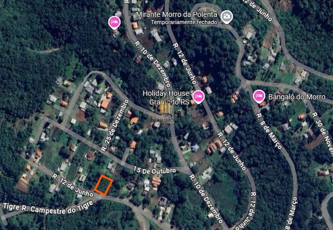 Terreno de 800m² no loteamento Vale dos Pinheiros, em Gramado, RS