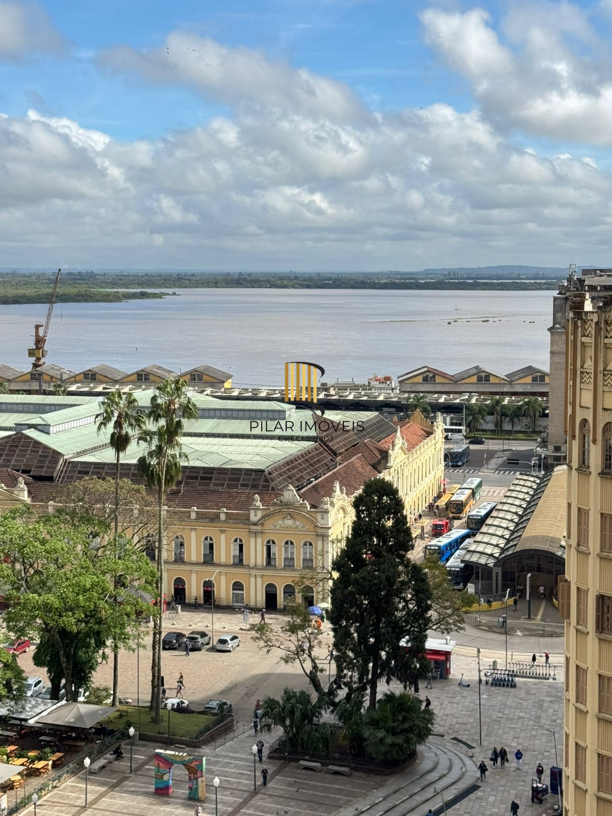 Consultório Vista para o Guaíba, 2 Ambientes e Banheiro - Galeria do Rosário - Pilar Imóveis