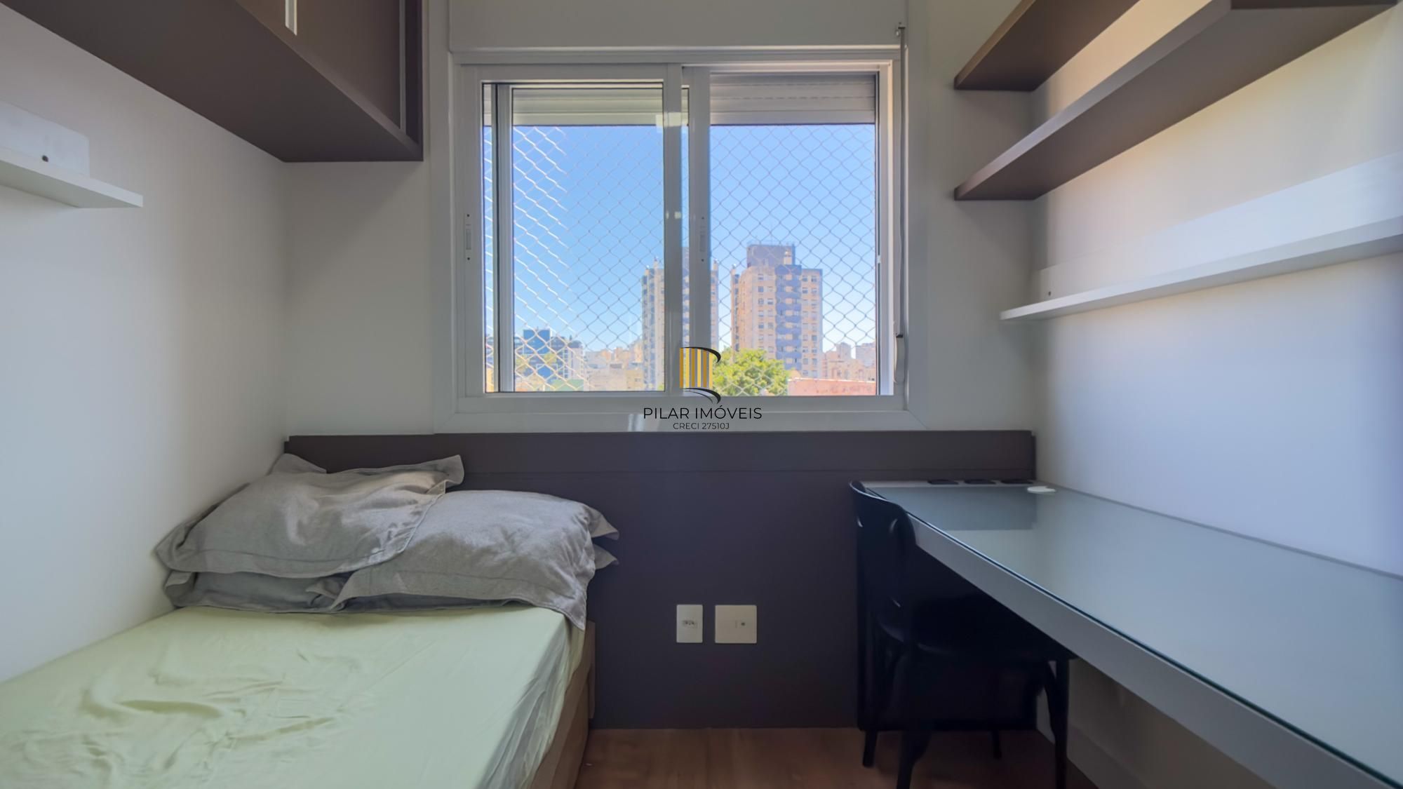 Excelente apartamento 2 dormitorios  semi mobiliado localizado na cidade baixa