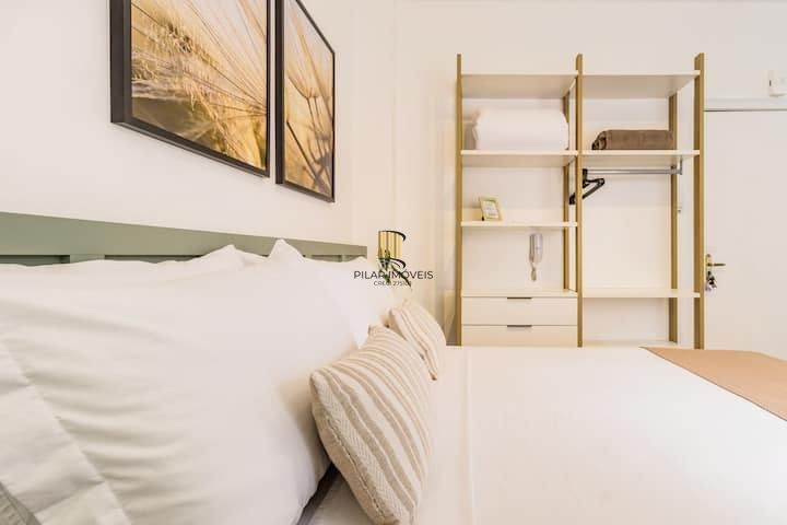 JK mobiliado na Cidade Baixa – Oportunidade para Investidores em Airbnb