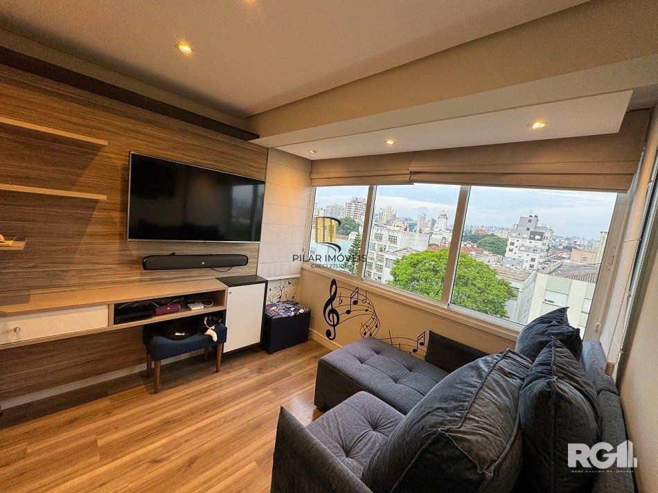 Apartamento de 1 quarto com suíte, mobiliado e 1 vaga de garagem na Cidade Baixa. - Cód. RP390362