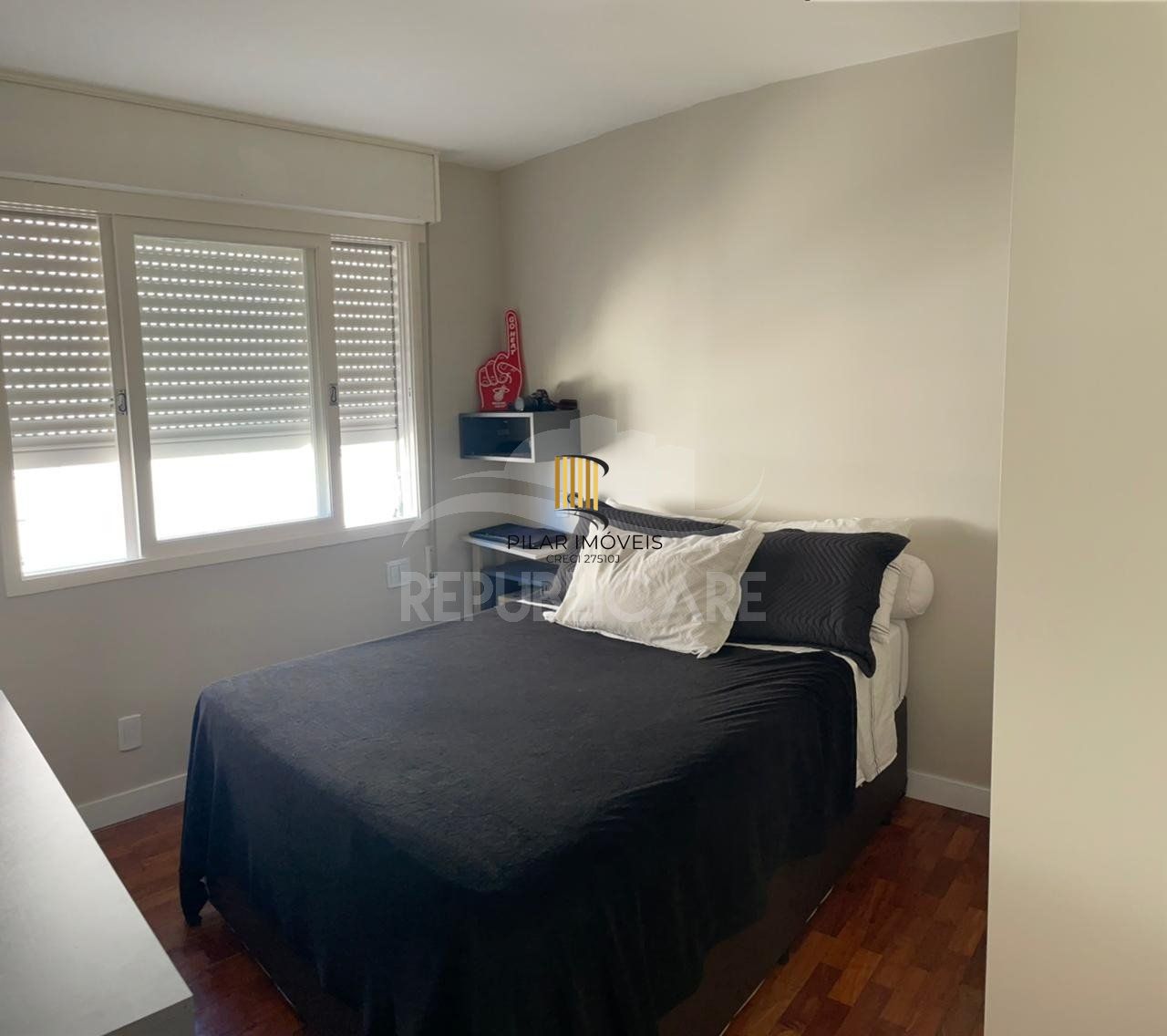 Apartamento de 1 dormitório com suíte americana