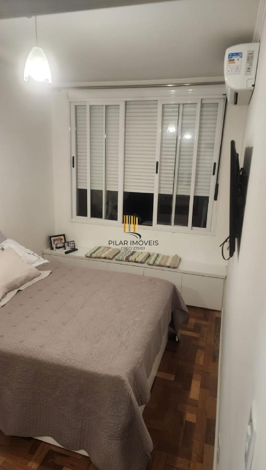 Excelente apartamento de 1 dormitório, com sala ampla para dois ambientes