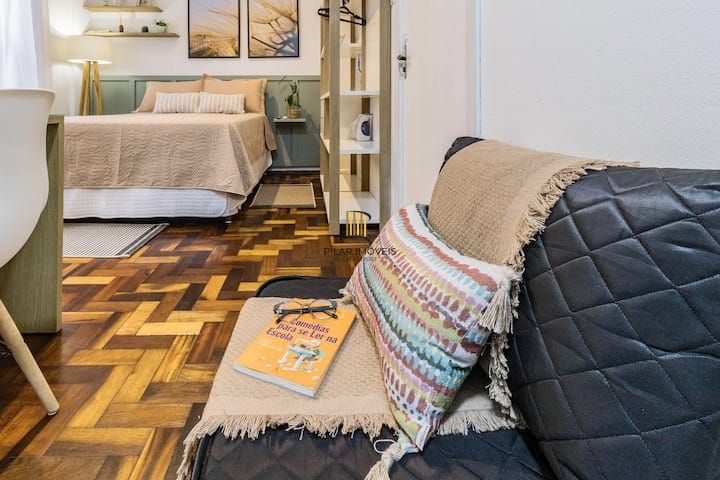 JK mobiliado na Cidade Baixa – Oportunidade para Investidores em Airbnb