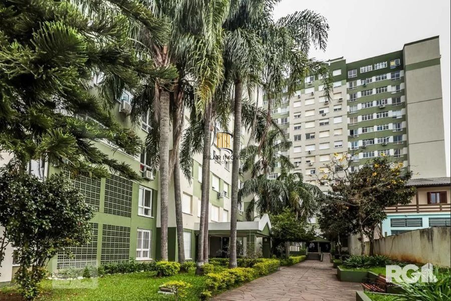 Apartamento 3 dormitórios de frente - 1 vaga garagem - ed. com elevador.