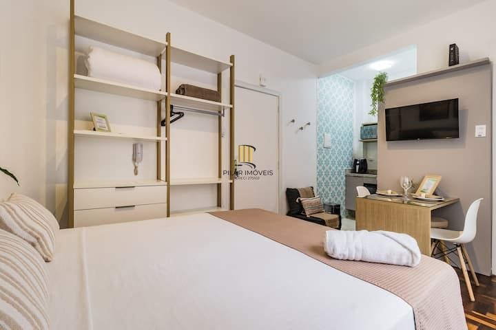 JK mobiliado na Cidade Baixa – Oportunidade para Investidores em Airbnb