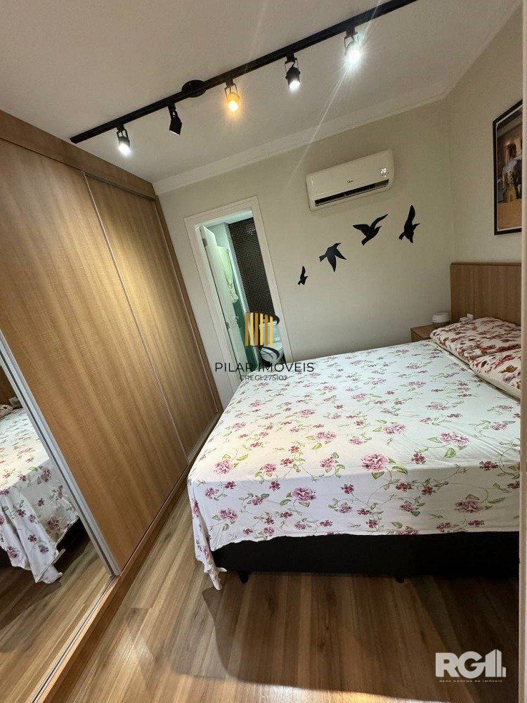 Apartamento de 1 quarto com suíte, mobiliado e 1 vaga de garagem na Cidade Baixa. - Cód. RP390362