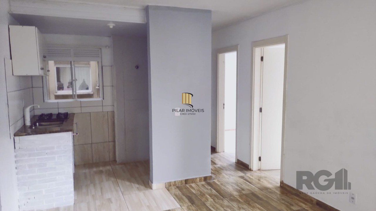 Apartamento 2 dormitórios fundos, com garagem, bairro Restinga- porto Alegre