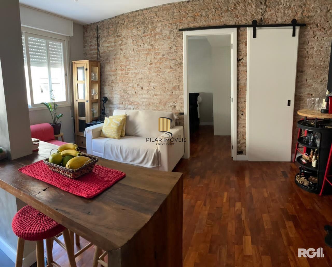 Apartamento de 1 dormitório com suíte americana