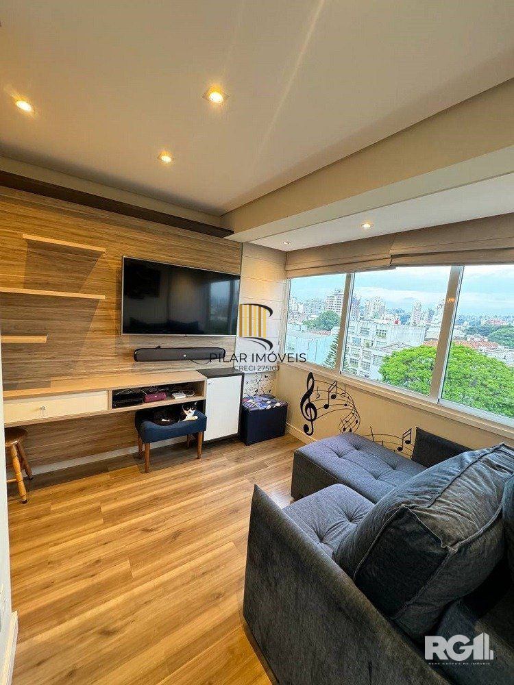 Apartamento de 1 quarto com suíte, mobiliado e 1 vaga de garagem na Cidade Baixa. - Cód. RP390362
