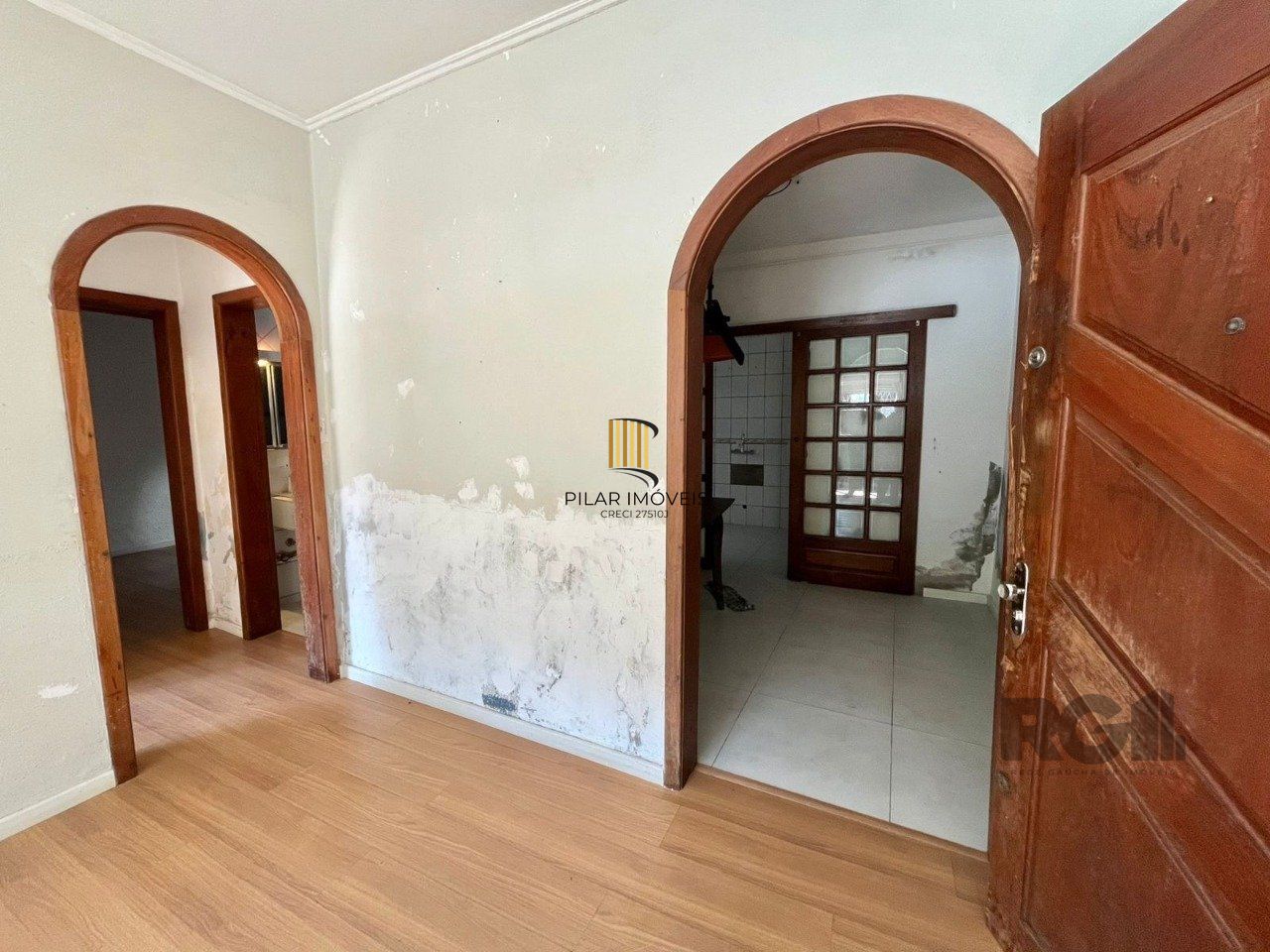 Apartamento terreo na Praia de Belas, com patio privativo