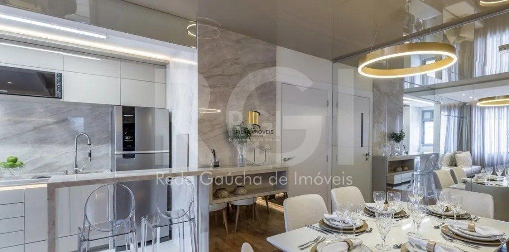 Apartamento novo com 3 dormitórios,churrasqueira,vista ,vaga