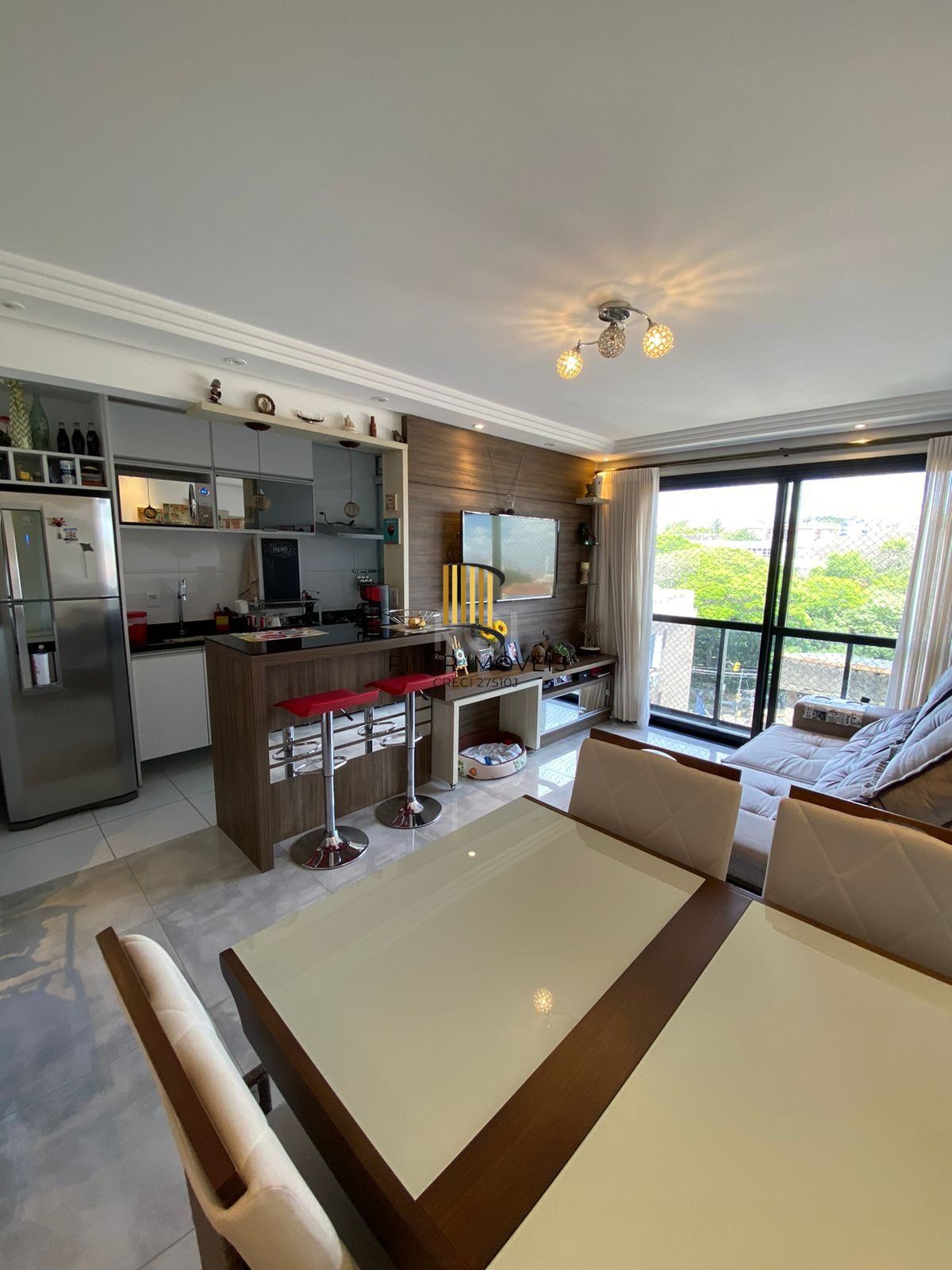 Apartamento de 1 dormitório mobiliado no bairro santana