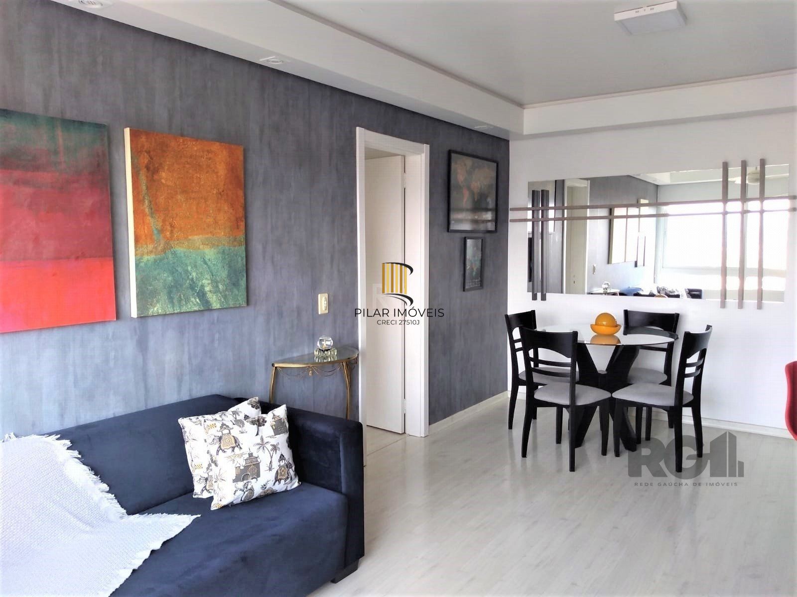 Apartamento para Venda - 67.28m², 2 dormitórios, sendo 1 suites, 1 vaga - Cidade Baixa - Pilar Imóveis