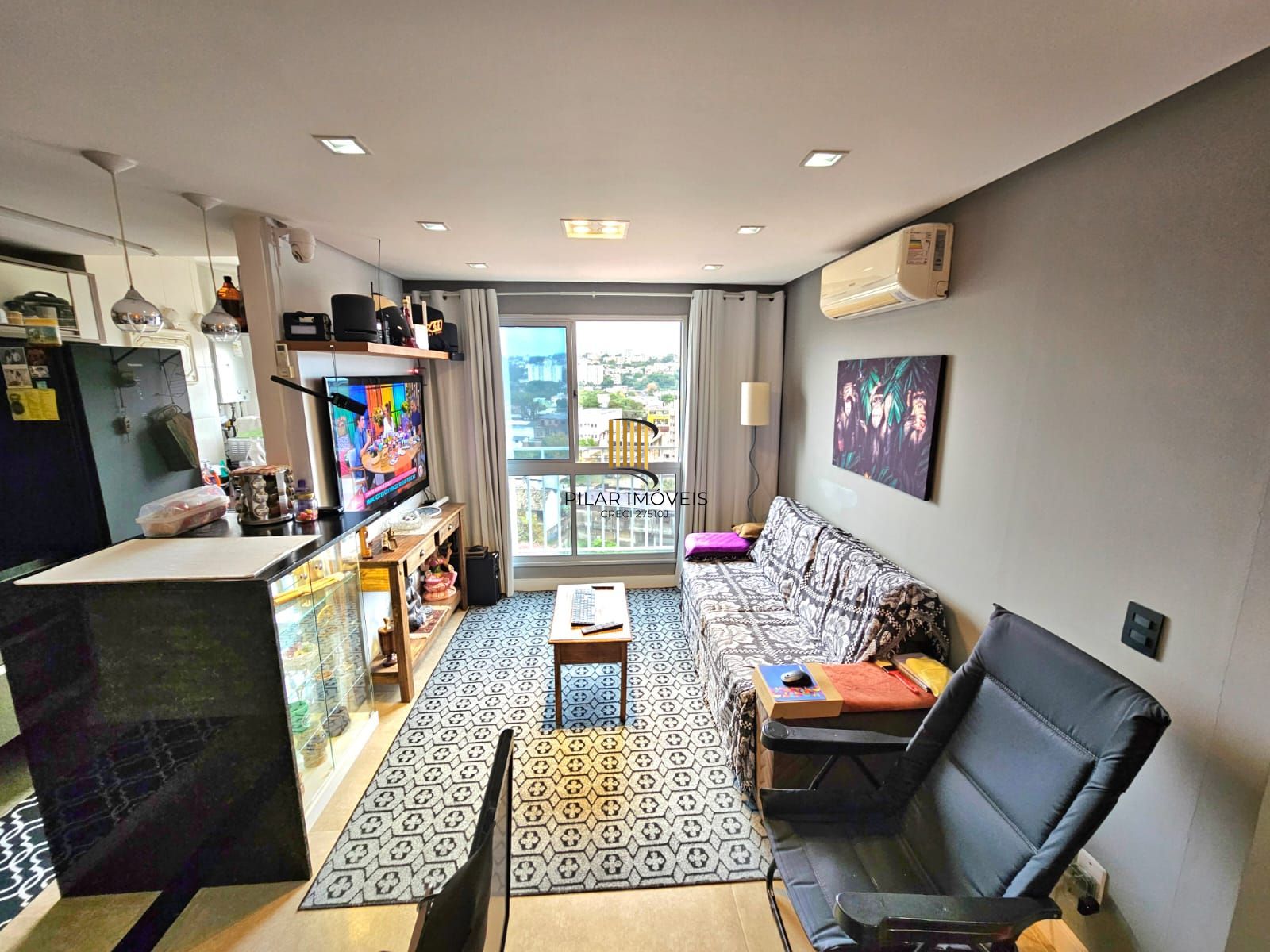 Apartamento para Venda - 51.25m², 2 dormitórios, sendo 1 suites, 1 vaga - Glória - Pilar Imóveis