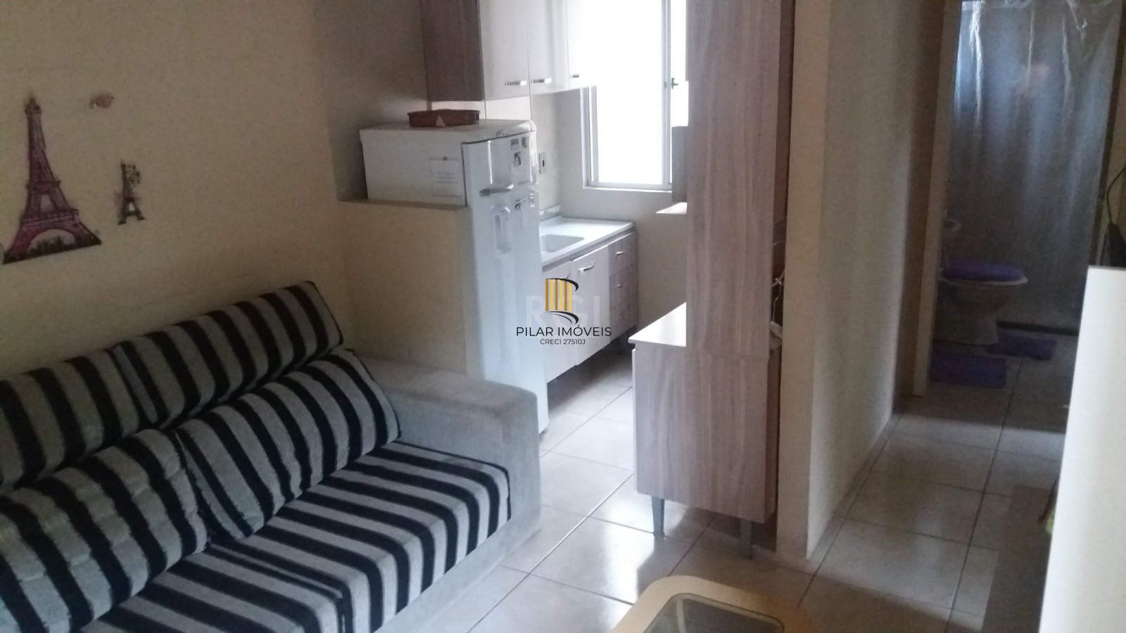 Apartamento para Venda - 38.38m², 2 dormitórios, 1 vaga - Lomba do Pinheiro