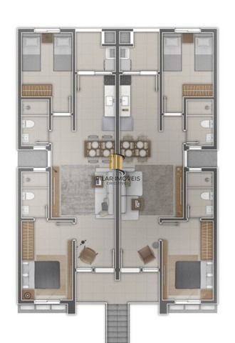 Apartamento para Venda - 67m², 2 dormitórios, sendo 1 suites, Vila Monte Carlo