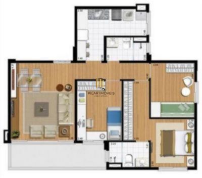 Apartamento 3 dormitórios no bairro Passo da Areia
