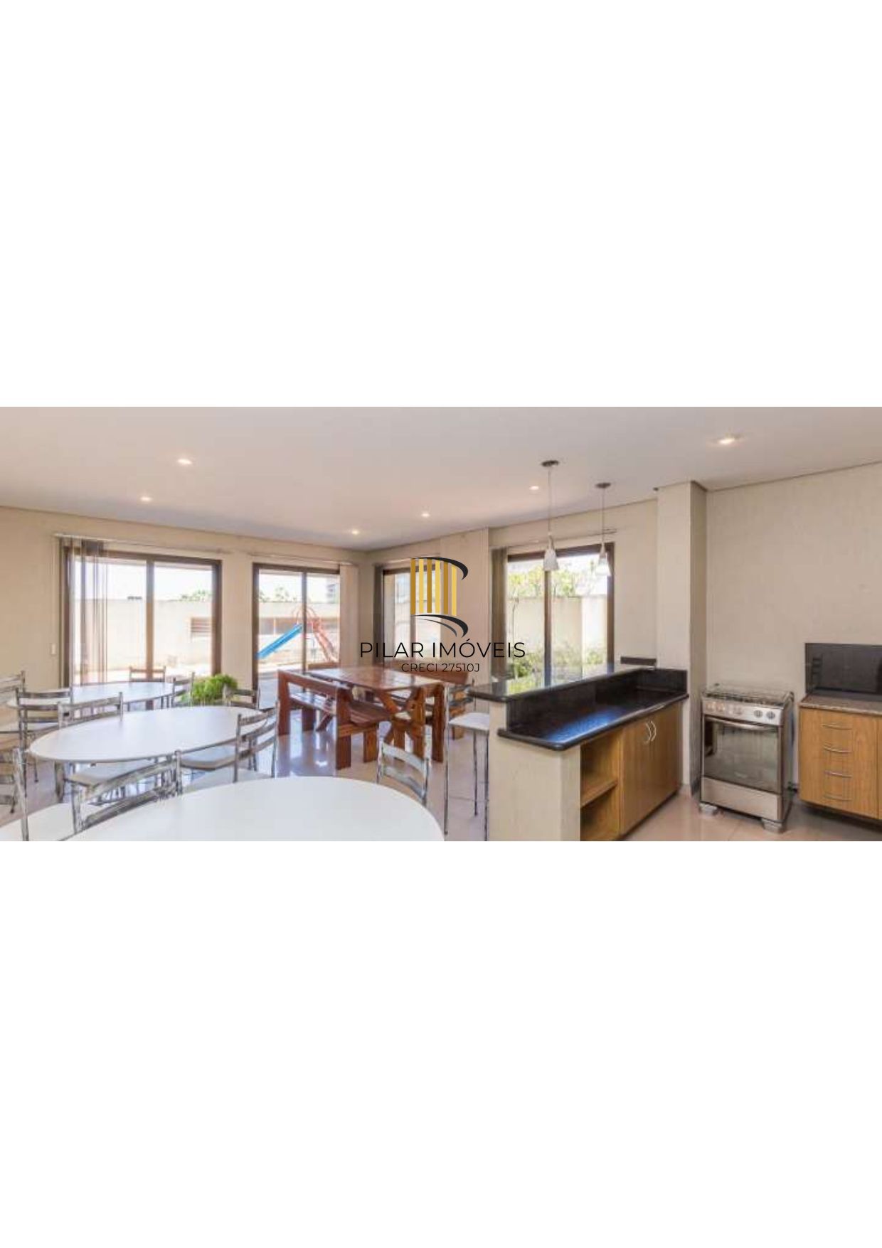 Cobertura duplex nos altos do Rio Branco.