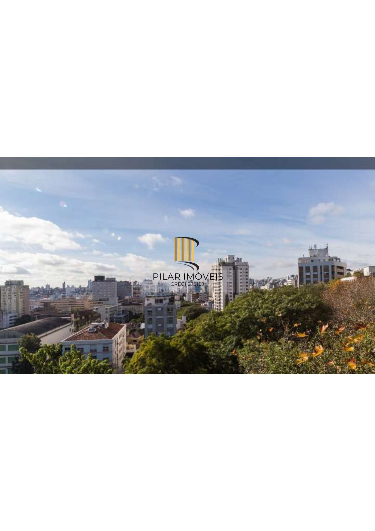 Espaçosa cobertura na rua mais charmosa do bairro Moinhos de Vento.