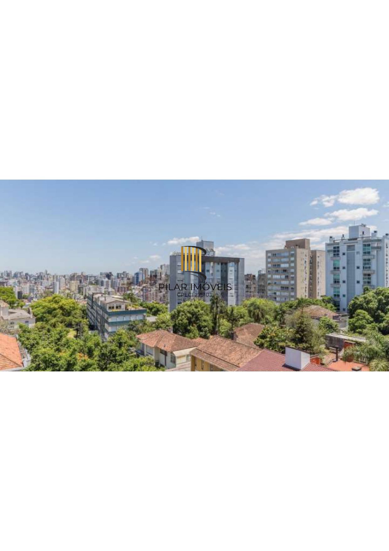 Cobertura duplex nos altos do Rio Branco.