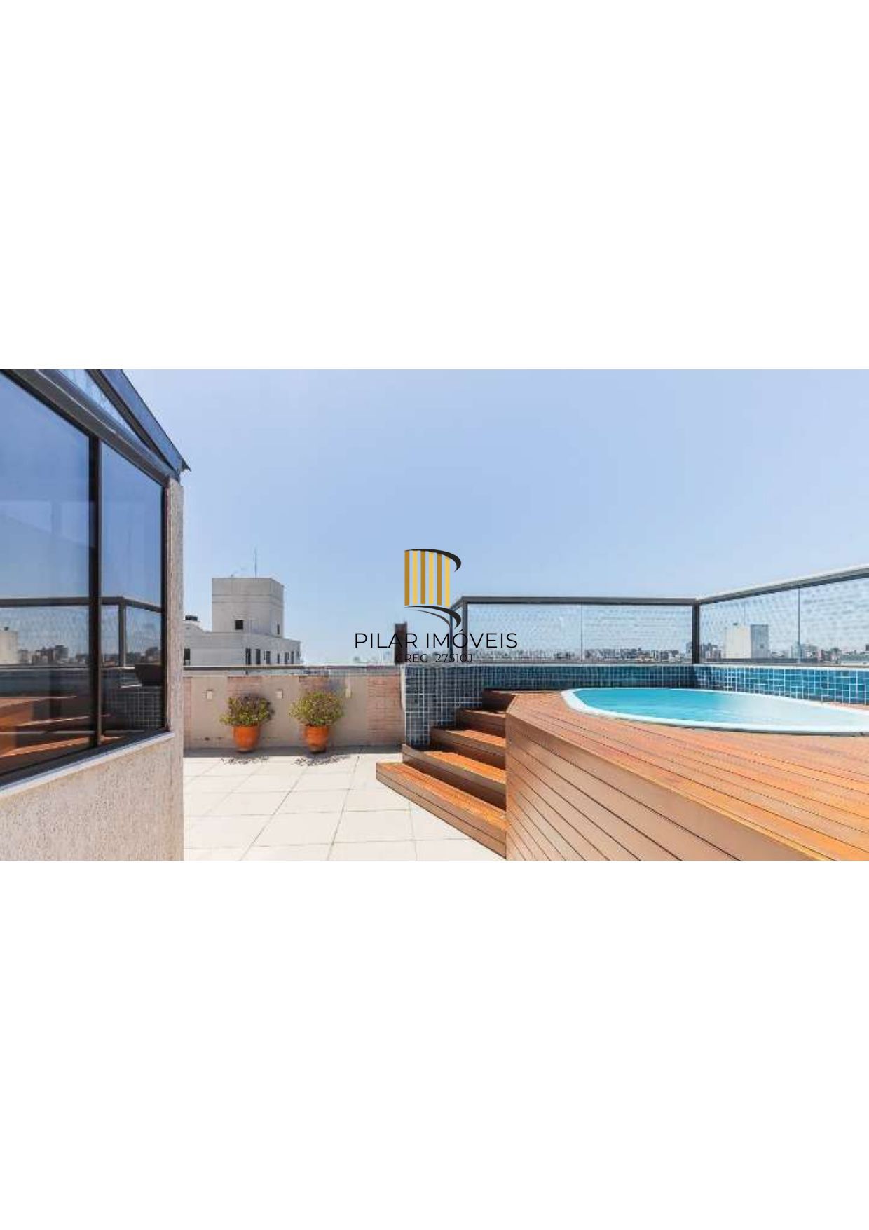 Cobertura duplex desocupada próximo a academia Bodytech.