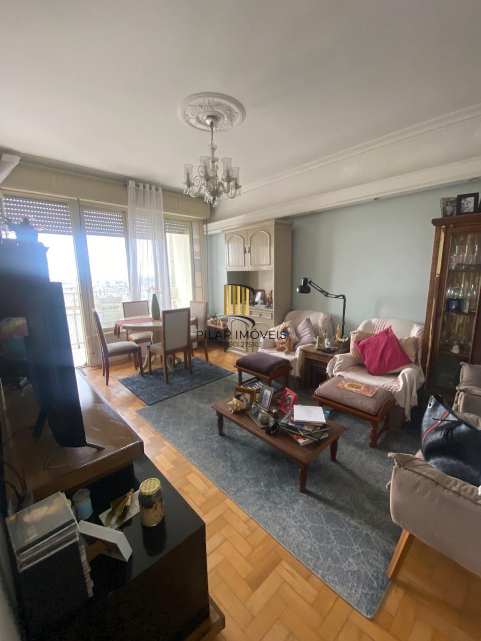 Vista panorâmica de cinema.