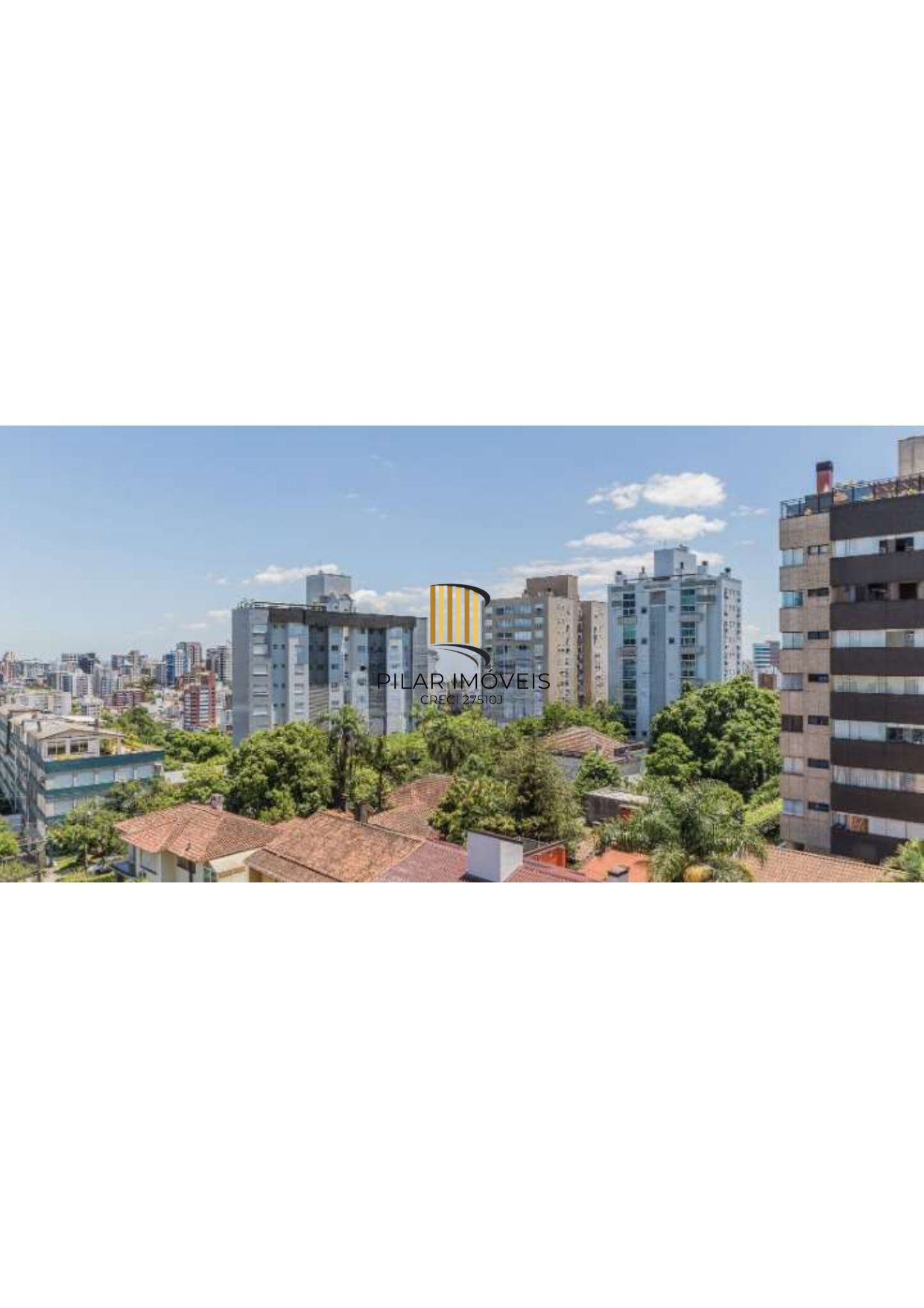 Cobertura duplex nos altos do Rio Branco.