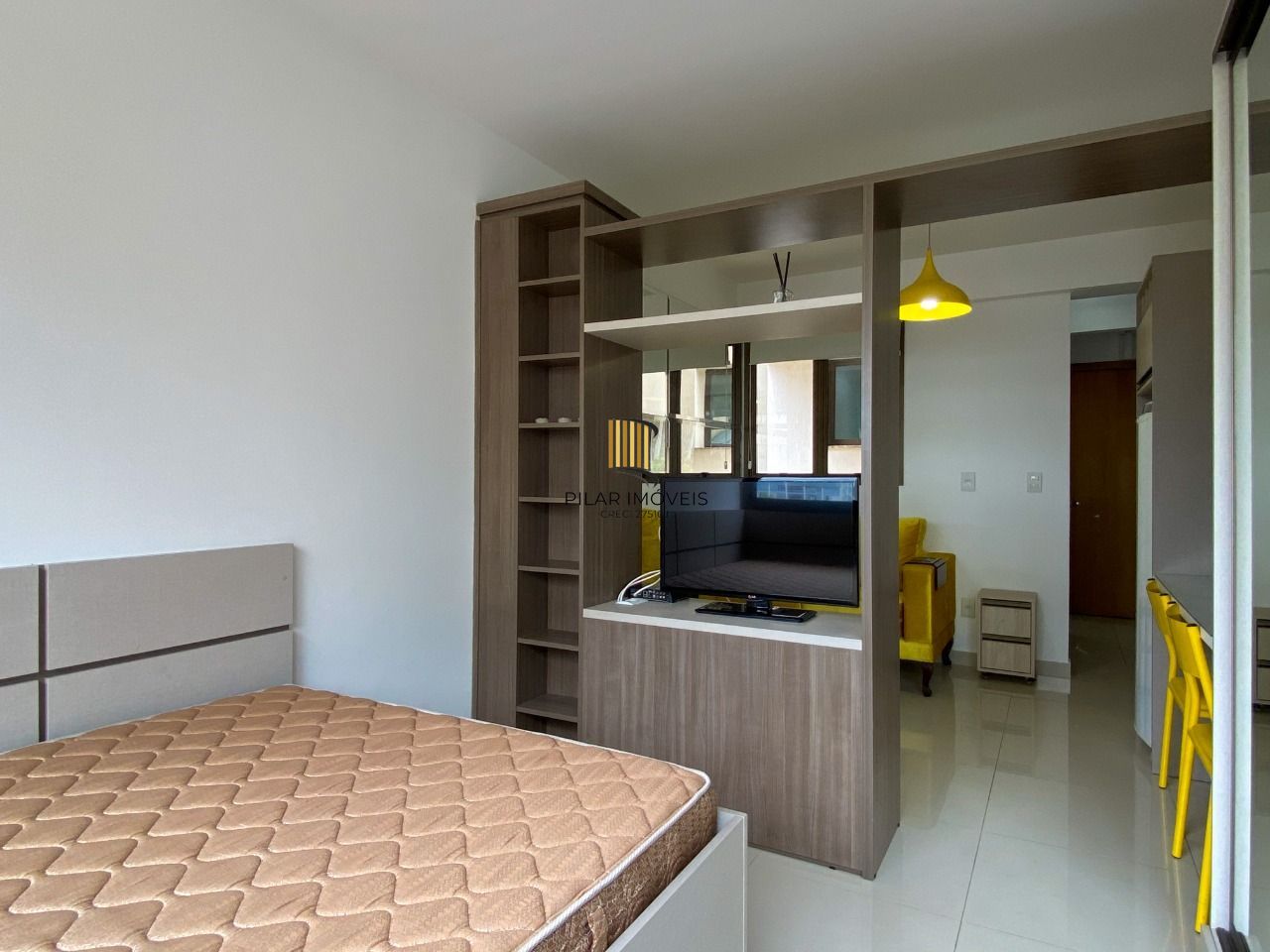 Apartamento mobiliado com vista para o Guaíba no Centro Histórico