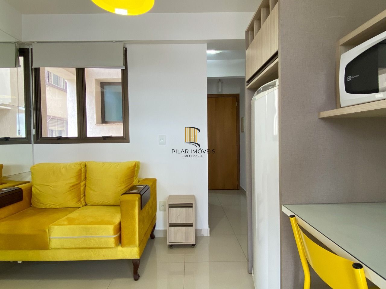 Apartamento mobiliado com vista para o Guaíba no Centro Histórico