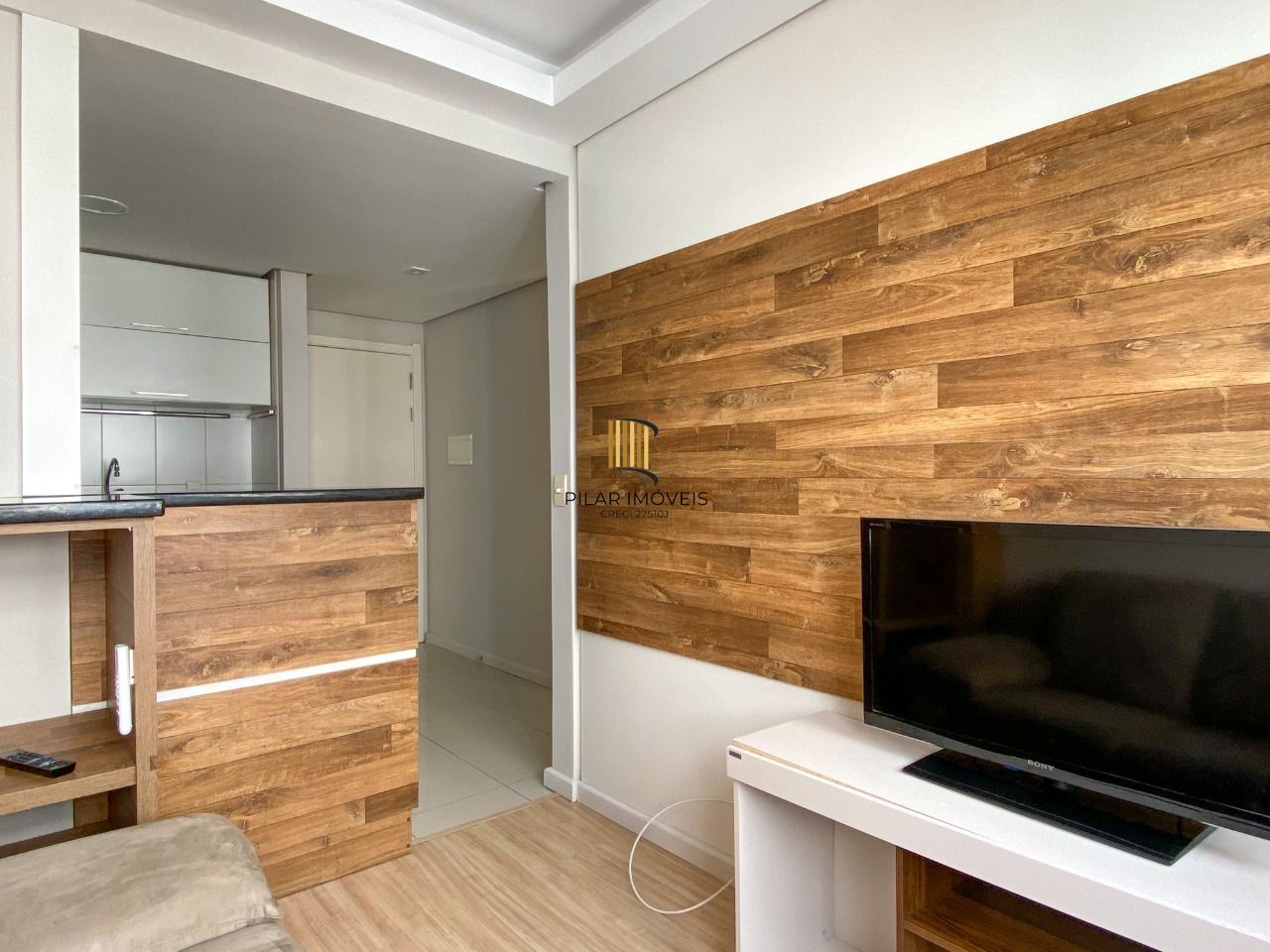 Apartamento completamente mobiliado em prédio com infra no Centro Histórico