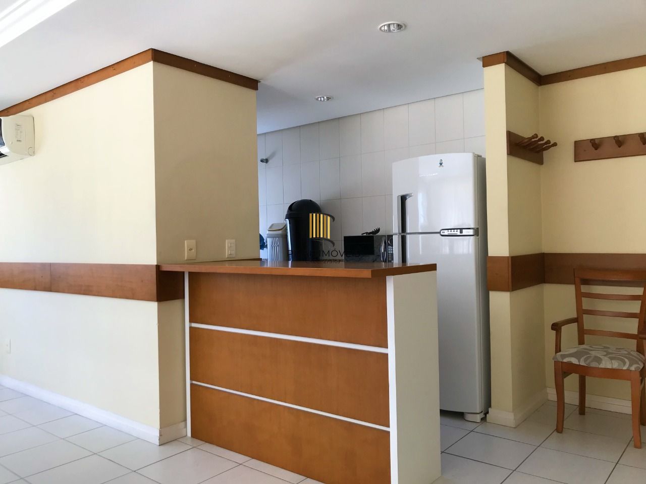 Apartamento completamente mobiliado em prédio com infra no Centro Histórico