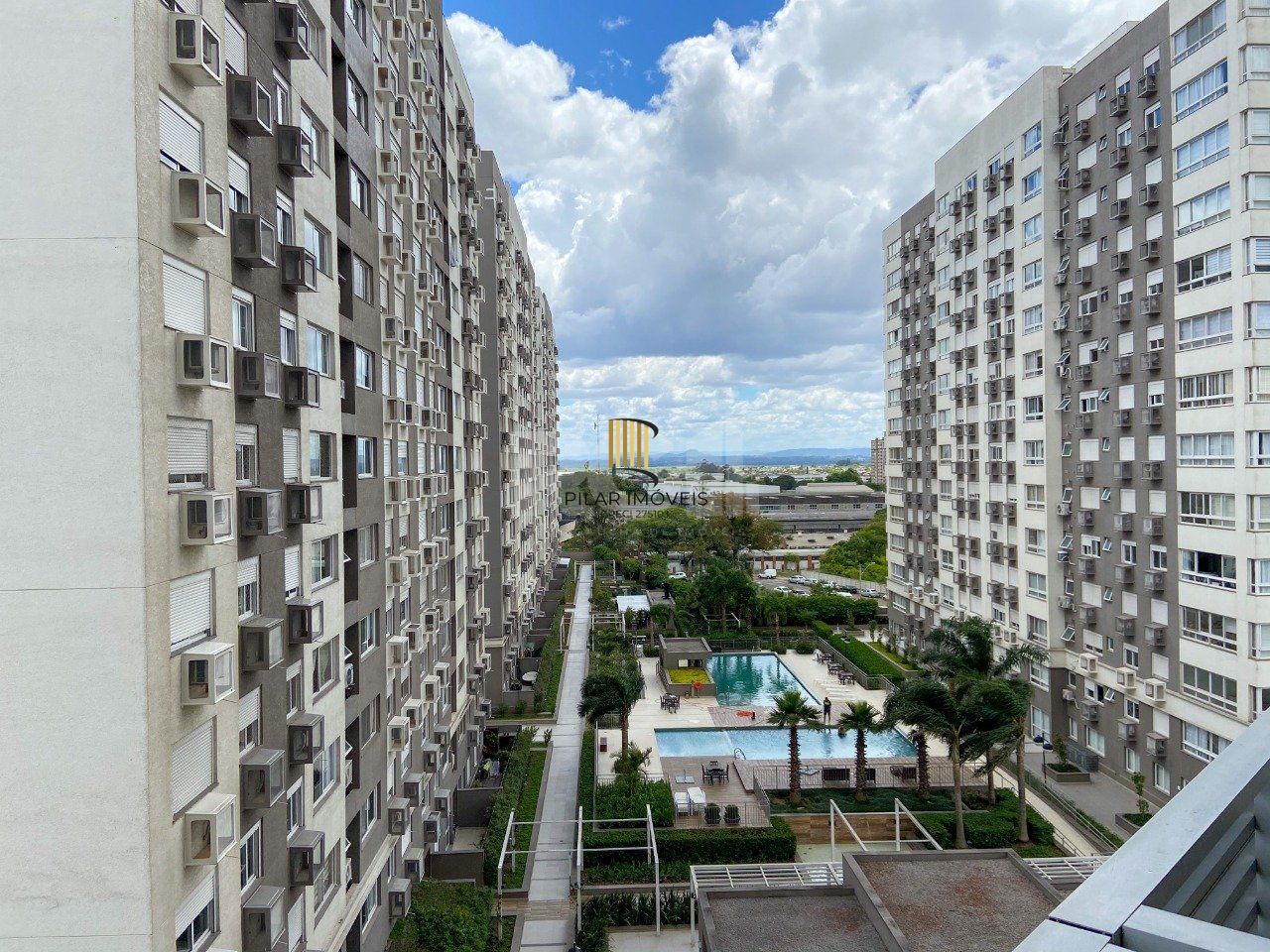 Sala comercial nova, em andar alto na Assis Brasil