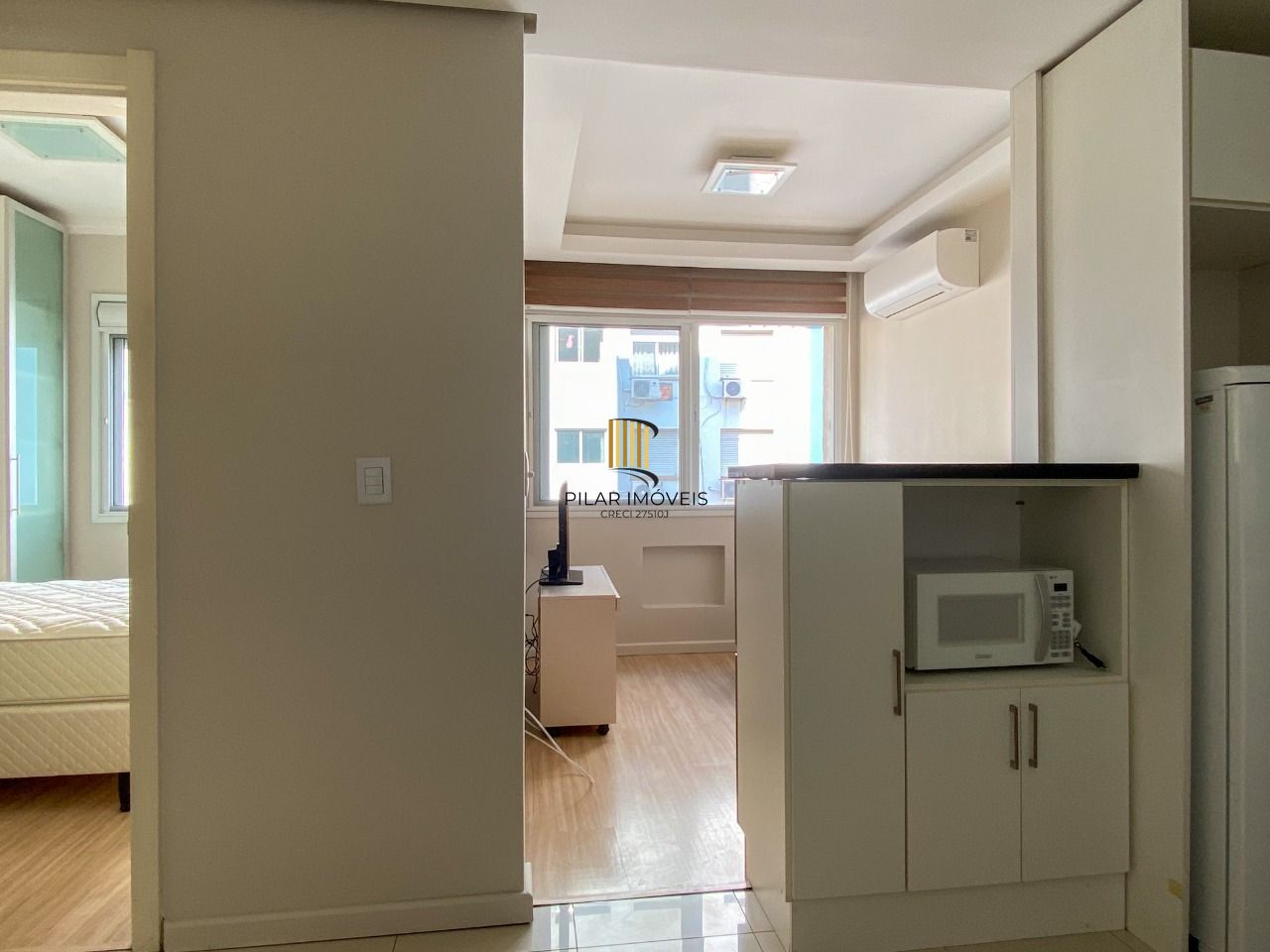 Apartamento completamente mobiliado em prédio com infra no Centro Histórico