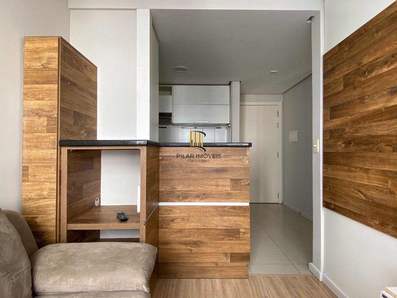 Apartamento completamente mobiliado em prédio com infra no Centro Histórico