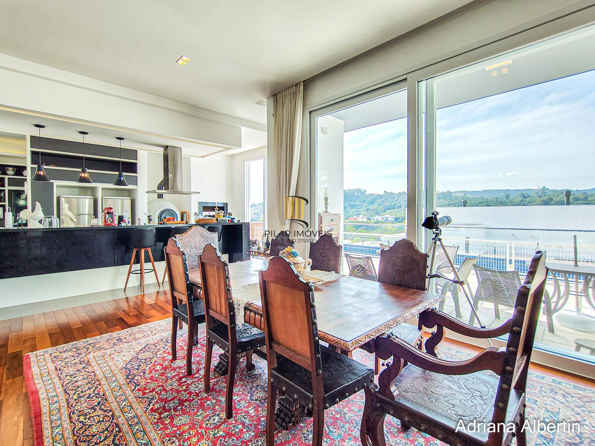 Casa com 660m² no Alphaville Porto Alegre para quem quer espaço, vista e personalidade — sem cair no padrão genérico