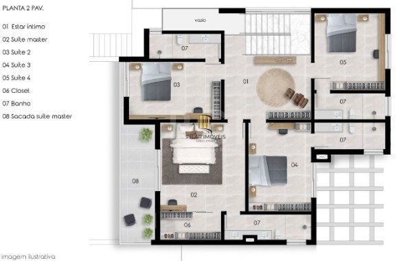 Casa Condominio para Venda - 357m², 4 dormitórios, sendo 4 suites, 4 vagas - Alphaville