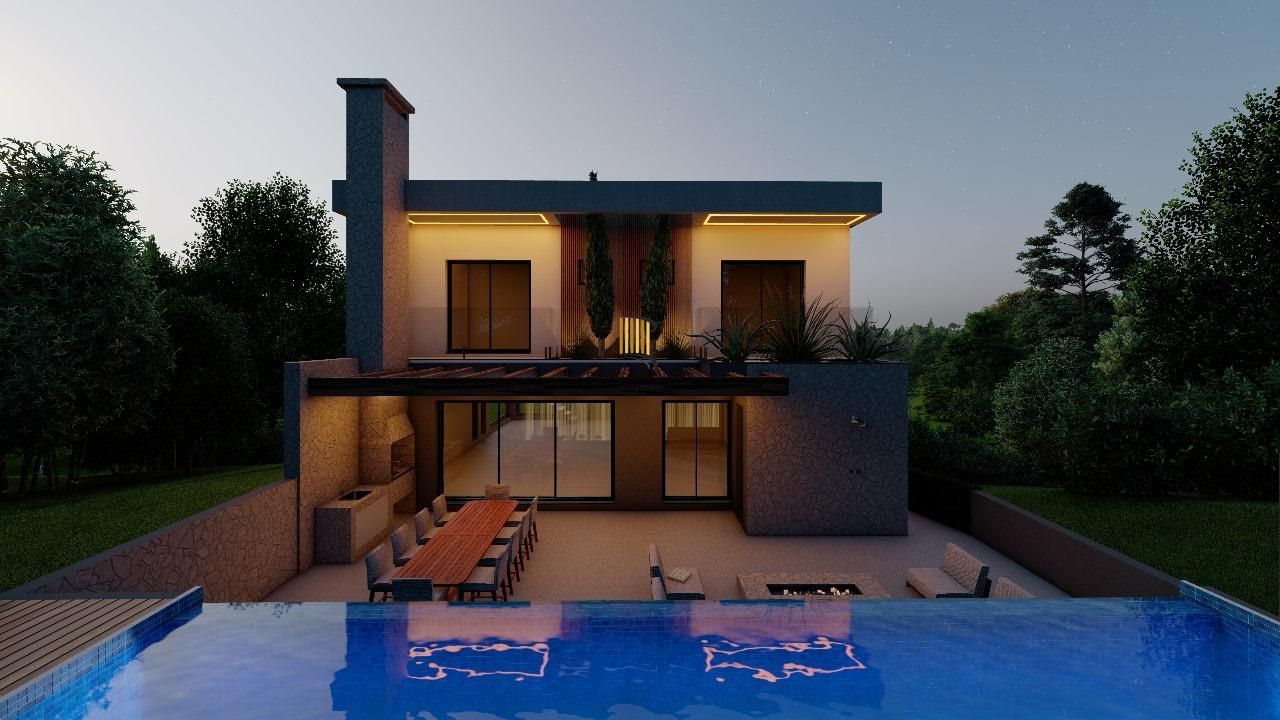 Casa em condomínio no Alphaville com 4 suítes e área gourmet